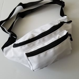 Nylon Double Pocket Fanny Pack